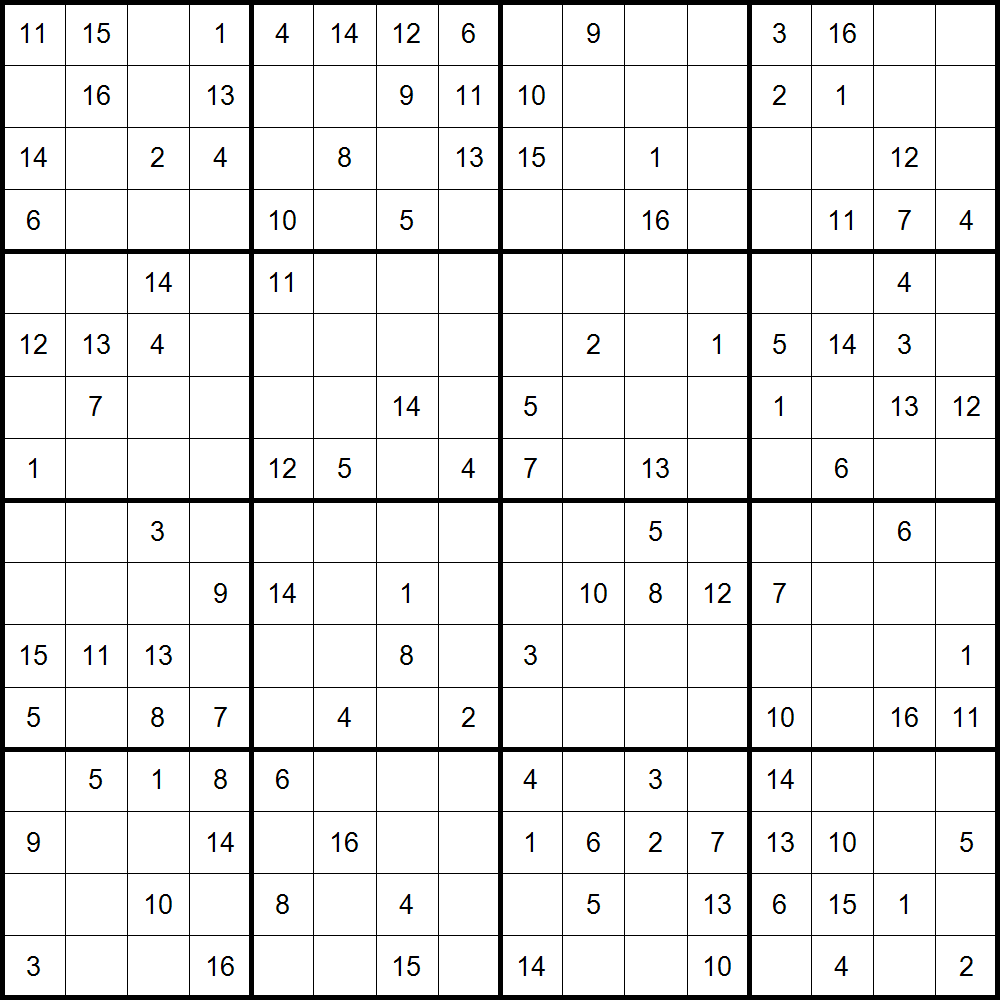 Большие судоку. Судоку 16х16 диагональные. Судоку 16х16 очень трудный. Судоку 16 на 16 сложные. Самые сложные судоку 16x16.
