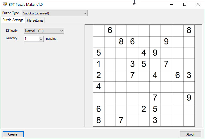 correct sudoku example
